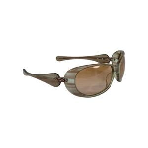 Oakley Dangerous Tan Brown Striped Plastic Sunglasses 115